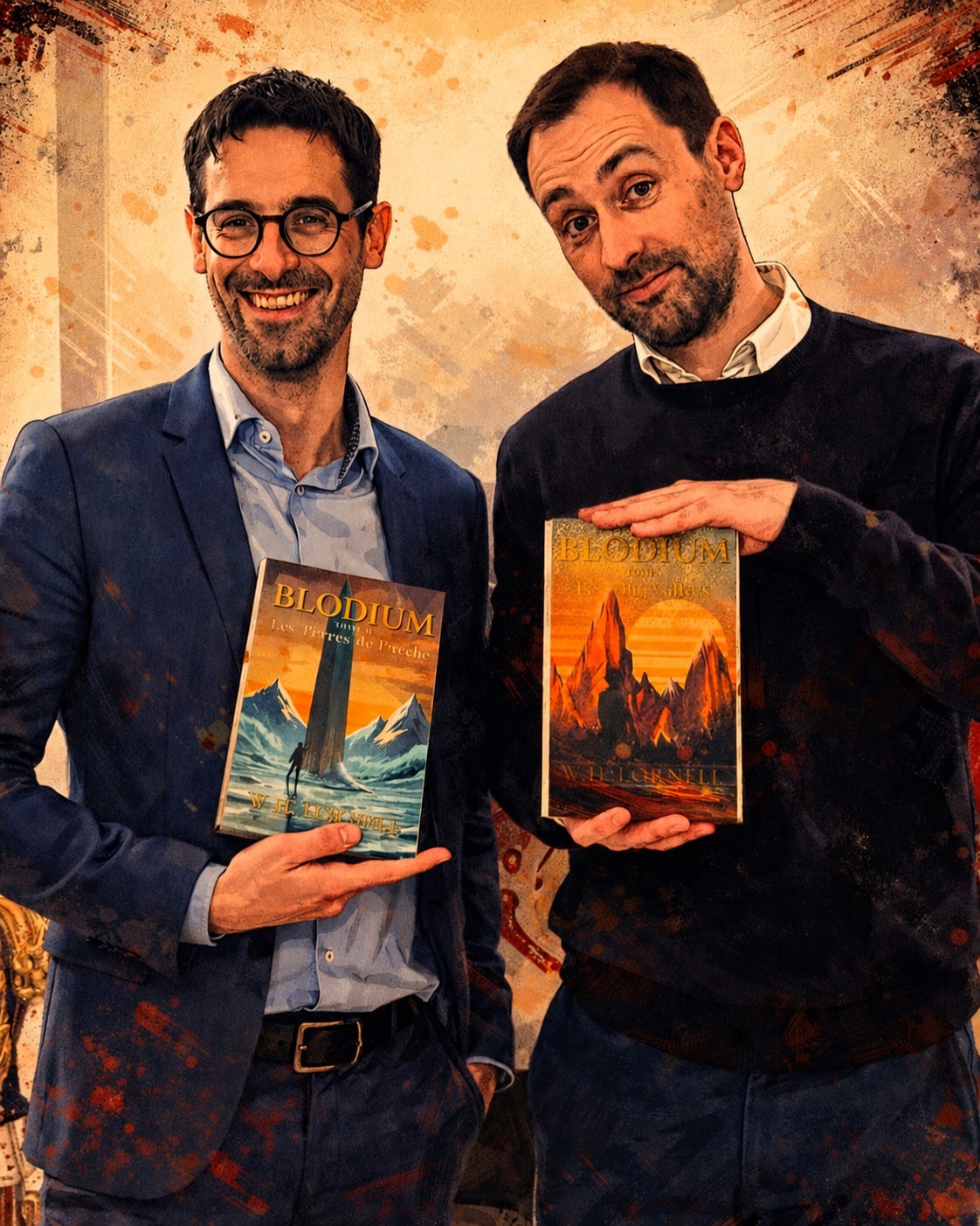 W. H. Lornell et Ludovic B. autour du projet Blodium